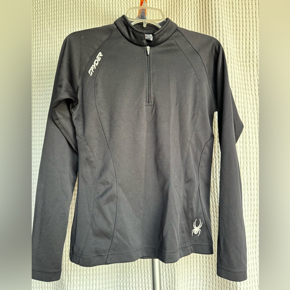 Spyder Half-Zip Black Midlayer - image 1